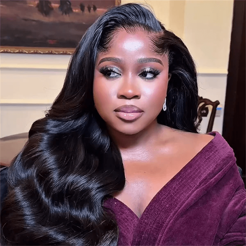 VIPbeauty Lagos Hairline Body Wave 13x4 13x6 Lace Frontal Wigs With Widows Peak