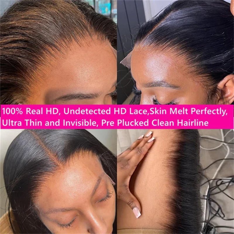 VIPbeauty Burmese Curly Lace Frontal Wigs HD Transparent Human Hair Wigs 180%