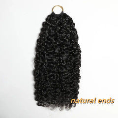 VIPbeauty Burmese Curly Lightweight Crochet Braids Human Hair Extensions