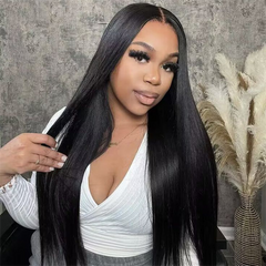 VIPbeauty 13x6 Full Lace Wigs Straight Hair Skinlike HD Lace 5x5 Glueless Human Hair Wigs