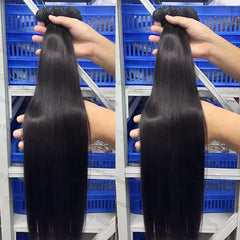 Malaysian Virgin Remy Straight Human Hair 3 Bundles Unprocessed Hair Weft