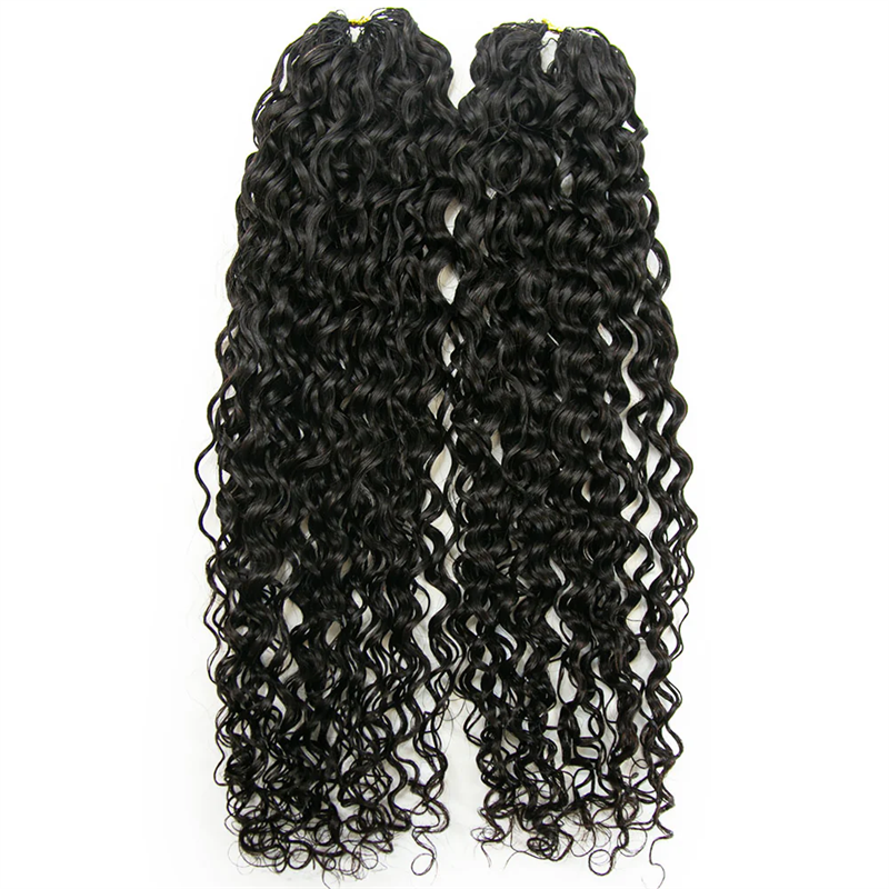 VIPbeauty Water Wave Crochet Braids Human Hair Extensions Protective Style