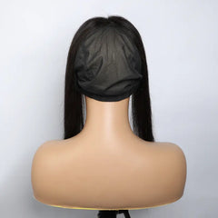 Vipbeauty Hair New-Upgrade Straight 5x7 Transparent Lace Closure attached Mesh Cap All-in-One Breathable Adjustable Cap for DIY Human Hair Wigs